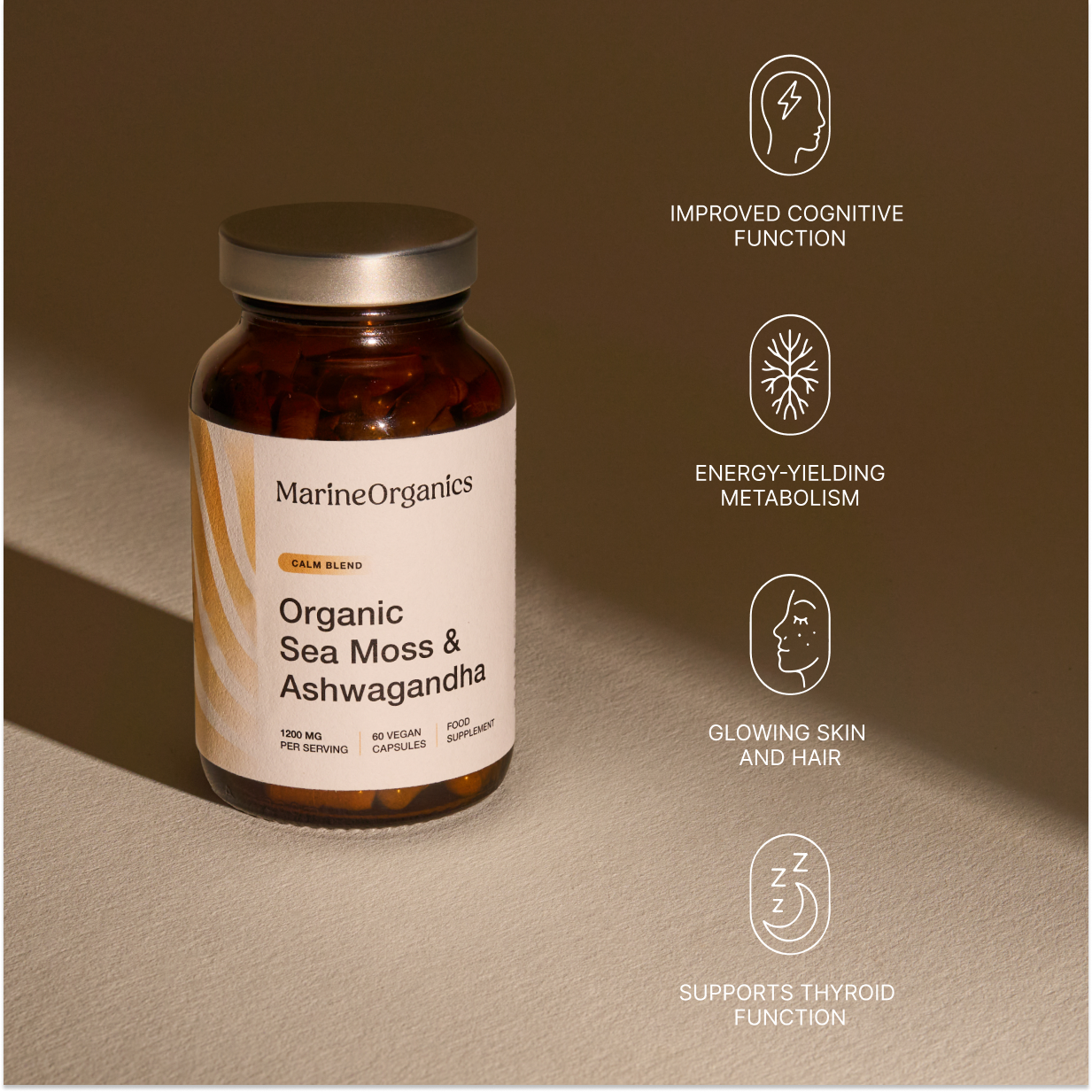 Organic Sea Moss & Ashwagandha - Calm Blend